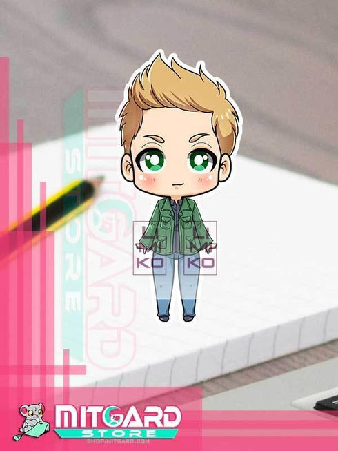 SUPERNATURAL Dean Winchester Sticker vinil adhesive anime by Limiko’s Art - 1